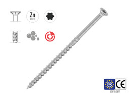 Houtconstructieschroeven met verzonken kop en TX bit