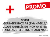 Promo kit cloueur 4S-DA63 avec clous DA anneles en inox 316