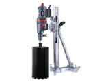DDC12 HYBRID nat- en droogboormachine met micro-klop - set met statief S350