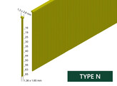 Brad type N 30mm inox  / 5000 pcs