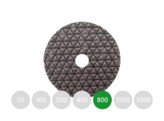 disque de poncage et de polissage vert grain 800 O125