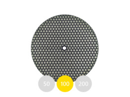 sanding and polishing pad yellow grit 100 O225